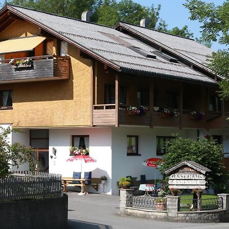 Gaestehaus-Pension Barbara Андельсбух Экстерьер фото
